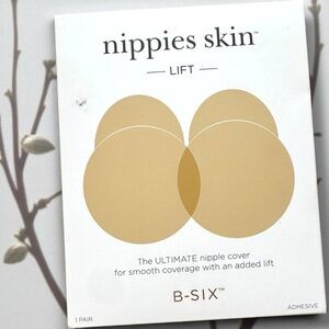 NEW B-Six Nippies Skin Lift Adhesive Nipple Covers – Reusable Crème A-C